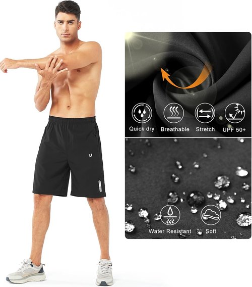 NORTHYARD Men's Athletic Running Shorts - Quick Dry Lightweight Gym Workout | 5"/7"/9" Sizes