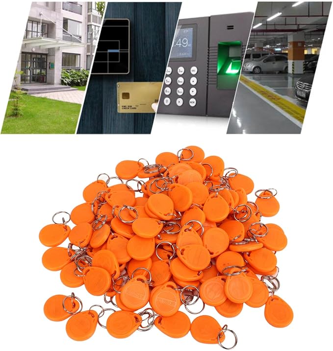 125kHz RFID Key Fob Access Control Tag, Read Only Proximity Keychain, High