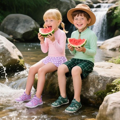 LeIsfIt Kids Sandals - Non-Slip Lightweight Water Shoes for Boys & Girls | Perfect for Beach & Hiking