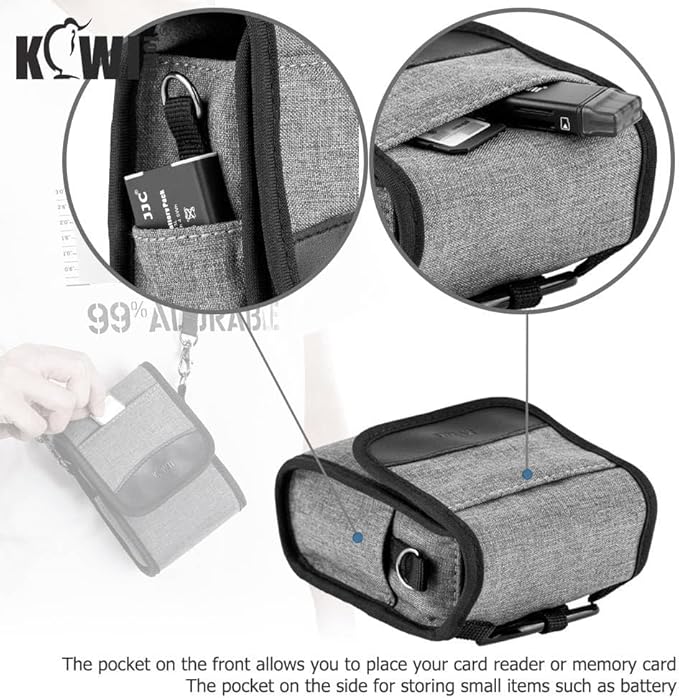 KIWIFOTOS Compact Camera Case Travel Pouch