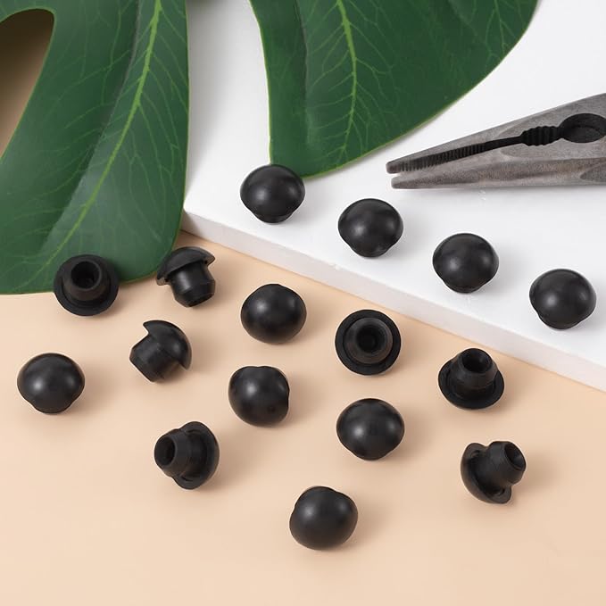 12pcs Hydraulic Jack Oil Filler Plug, Conical Floor Jack Plug, Universal Bottle Jack Accessories, Rubber Jack Filler Bung for Oil Reservoir Filler Hole