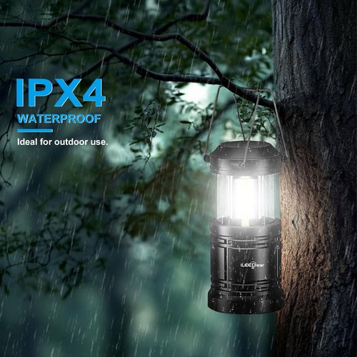 LED Camping Lantern - Battery Operated with Adjustable Brightness | 2-Pack for Emergencies & Outdoor Use
