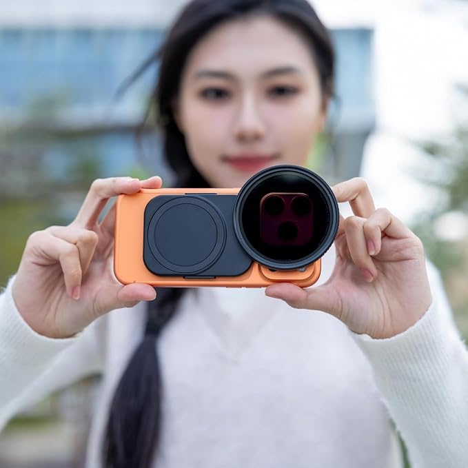 Upgraded 67mm ND Filter for iPhone 17, Magnetic Lens Filter Adapter