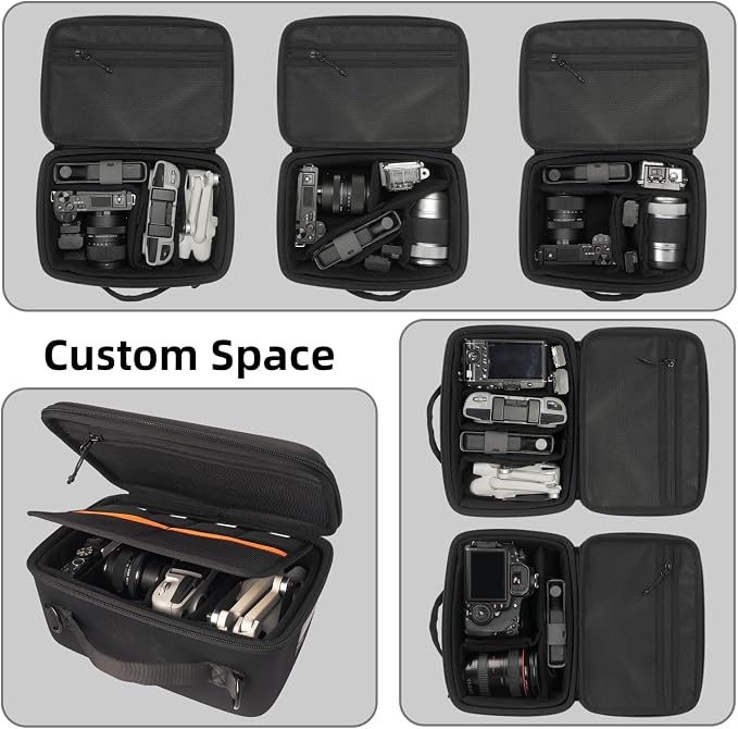 Besnfoto Hard Shell Camera Case Small, Shockproof Waterproof Camera Carrying Bag