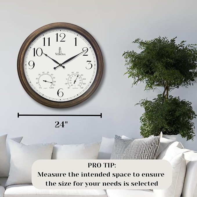 Large Outdoor Clocks for Patio