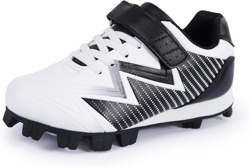 Baseball Cleats for Kids | Unisex Rubber Molded Softball Shoes - Durable Outdoor Athletic Footwear