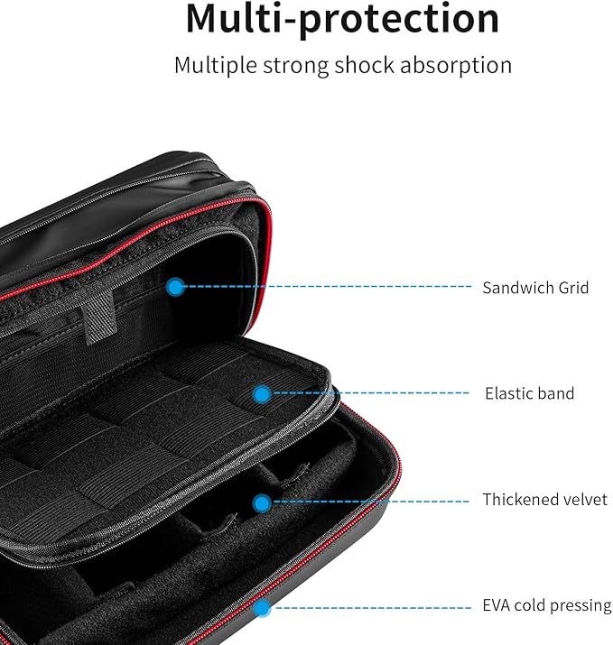TELESIN Large Carry Case Carrying Travel Bag