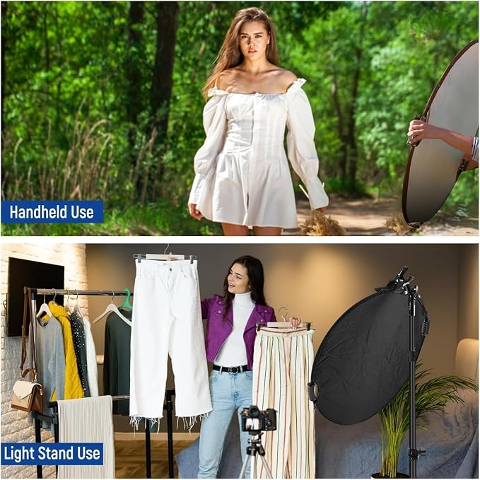 NEEWER 22"/56cm 5 in 1 Light Reflector