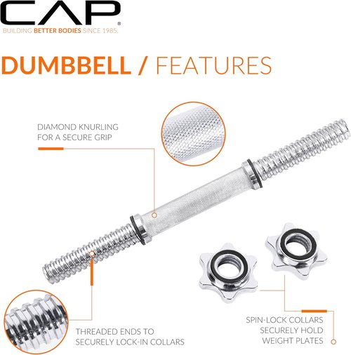 Cap Barbell Adjustable Dumbbell Weight Set - Versatile Fitness Solution | Multiple Weight Options