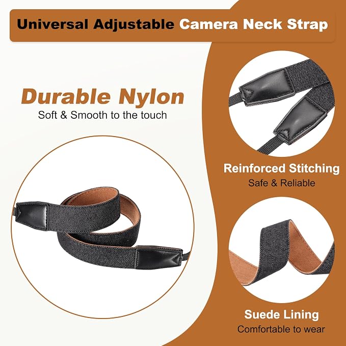 PATIKIL Camera Strap, Nylon Adjustable Universal Neck Shoulder Strap