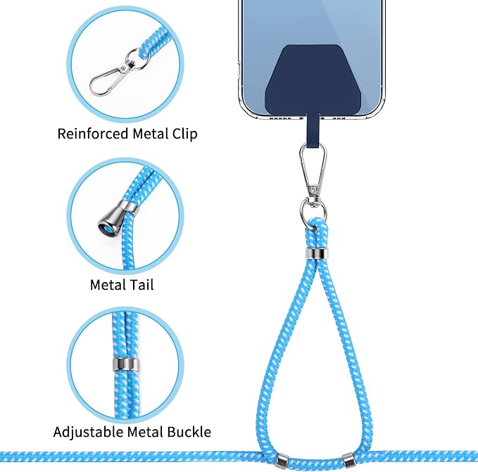 CACOE Phone Lanyard 2 PCS-2 PCS Adjustable Neck Strap, Universal Crossbody