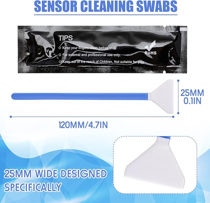 Konohan 45 Pcs Cleaning Swabs Sticks 25mm Dust-Free Cleaning Tip Microfiber