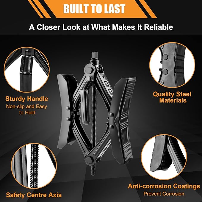 Camper Wheel Chock Stabilizer 2 Sets, Heavy Duty X-Shaped RV Stabilizer with Anti Rust Coating, Adjustable Wheel Chocks for Travel Trailer Truck Fifth Wheel, Fit 3.5" to 12"