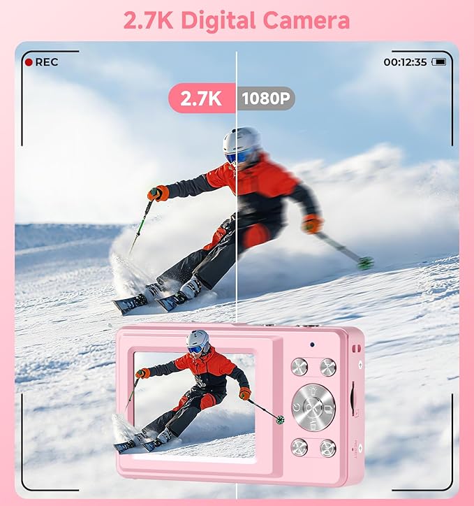 Digital Camera with Dual Screens