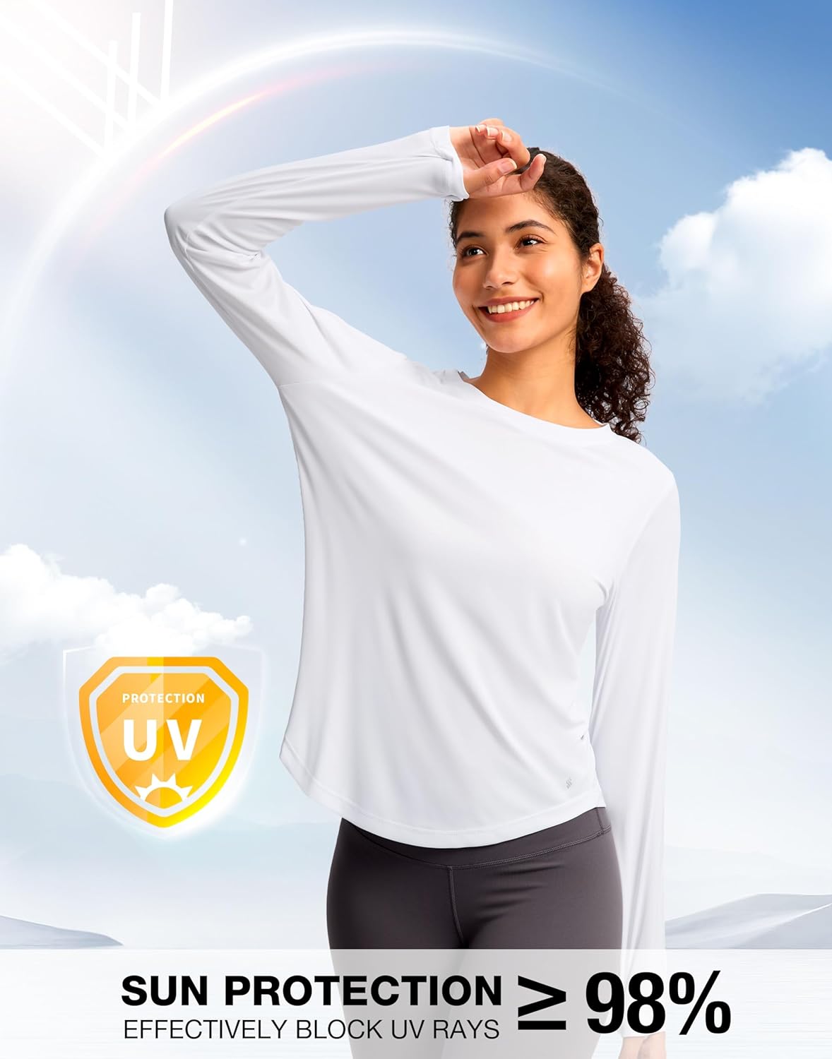 Soothfeel Women's Sun Shirt - UPF 50+ Long Sleeve UV Protection | Lightweight Quick-Dry Hiking Top
