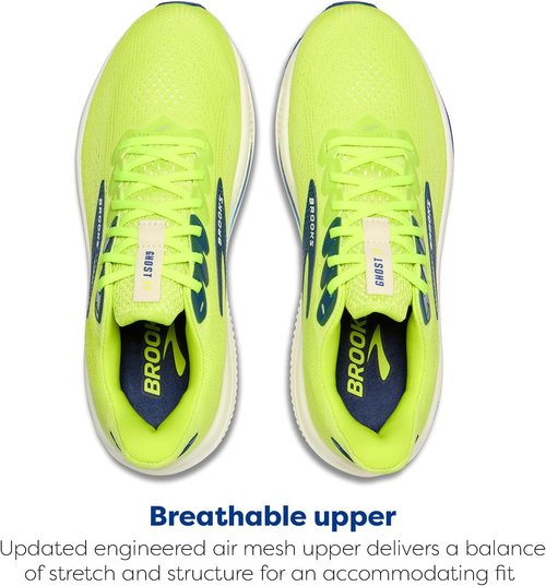 Brooks Men's Ghost 17 Running Shoes - Lightweight Comfort & Support | Ideal for All Runners