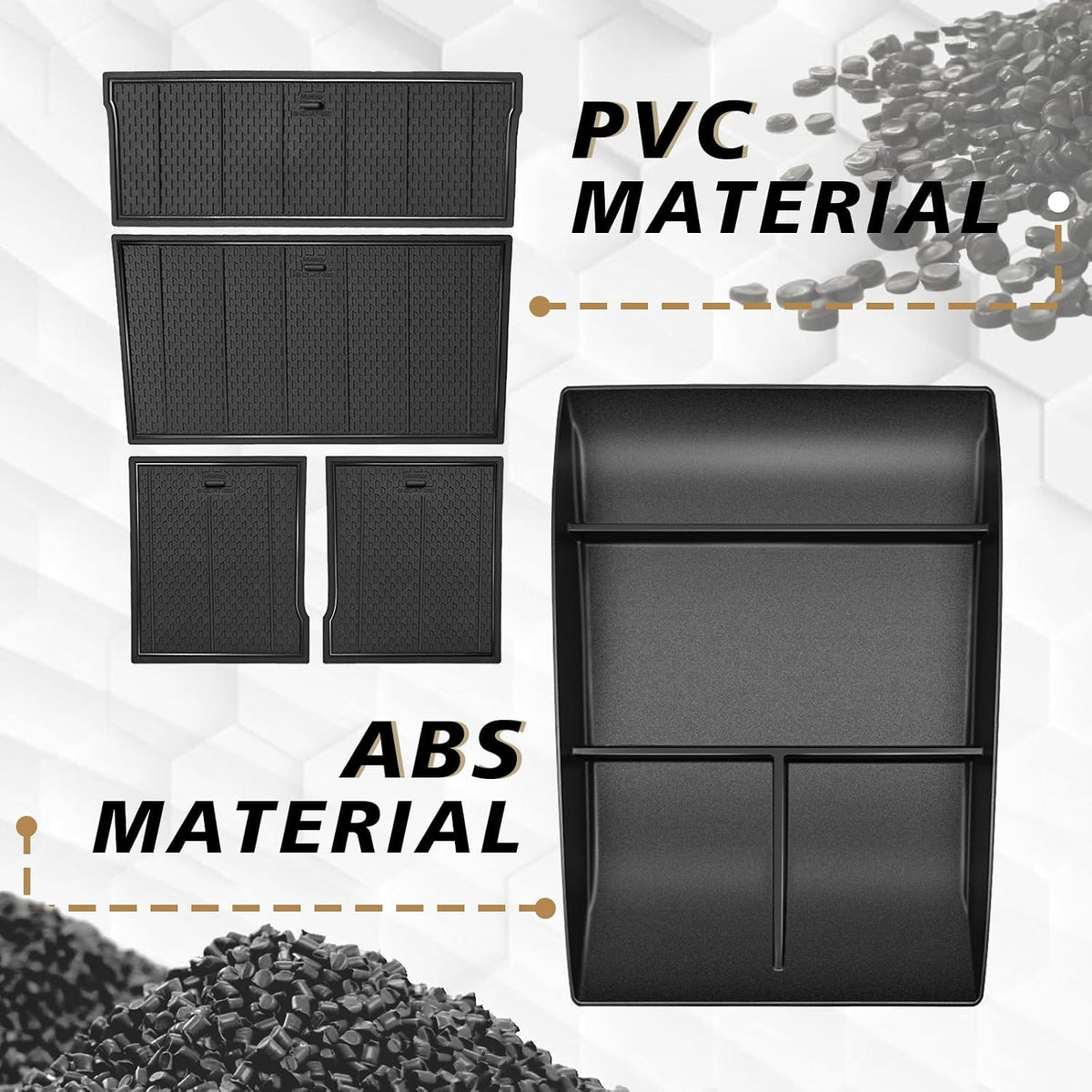 Muslogy Lower Console Organizer for 2024-2026 GMC Acadia/Chevy Traverse