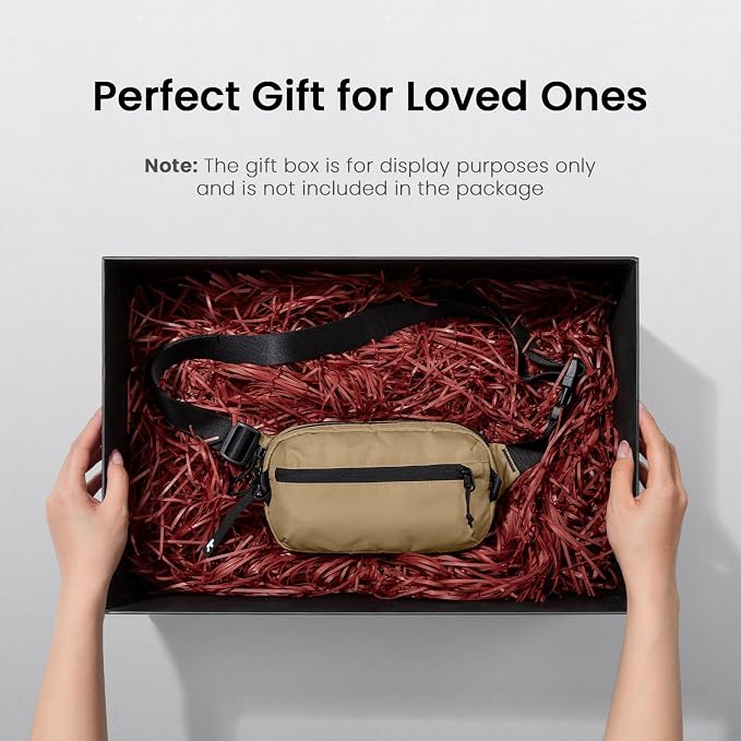 tomtoc 1.5L Sling Bag with RFID Blocking, Crossbody Bag Minimalist Chest