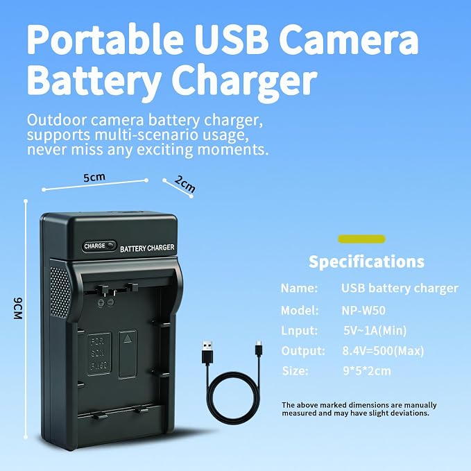 NB-13L Battery Charger-USB, CB-2LH CB-2LHT Charger Compatible
