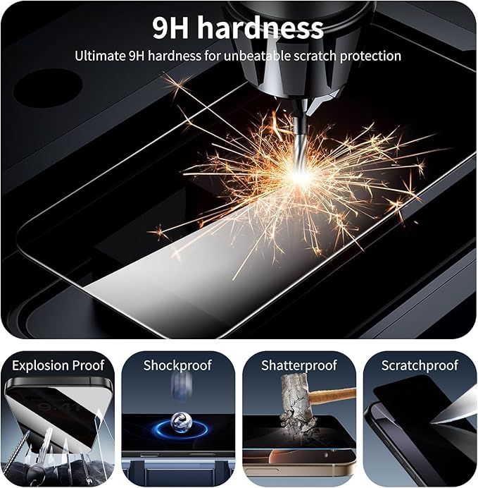 3+3+1-Pack, Screen Protector and Camera Lens Protector