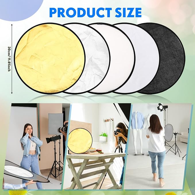 Yuntau Photography Reflector 5 in 1 Light Reflectors