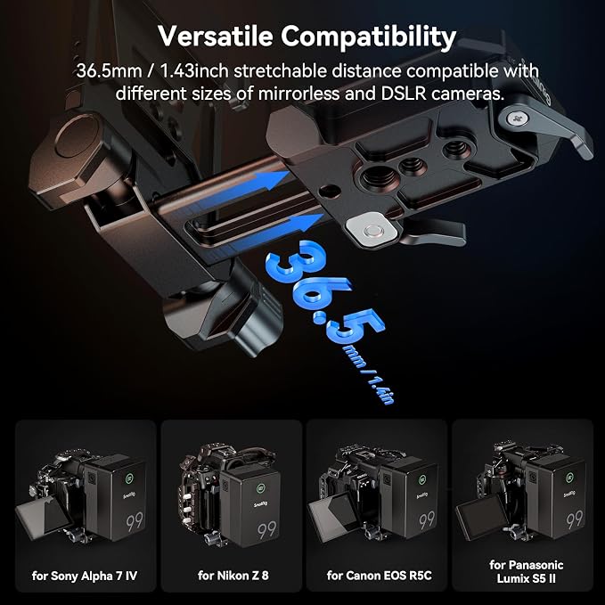 SMALLRIG Foldable V Mount Battery Plate