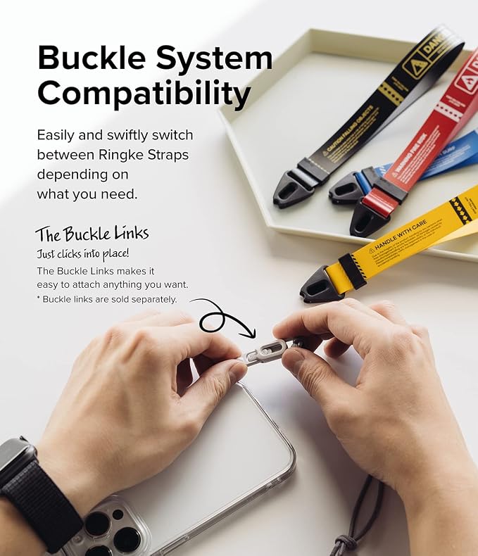 Ringke Hand Strap Designed for Camera Strap and Phone Strap, Adjustable Sturdy