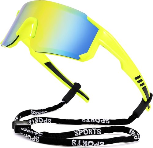 COASION Kids Baseball Sunglasses - Durable Sports Shades with Strap for Ages 3-10 | Perfect for Boys & Girls