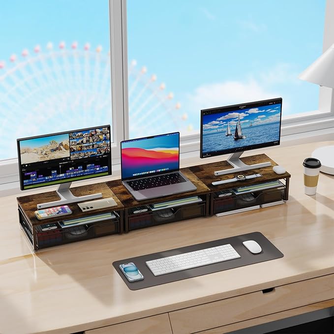 gianotter Computer Monitor Stand Riser, office organizer