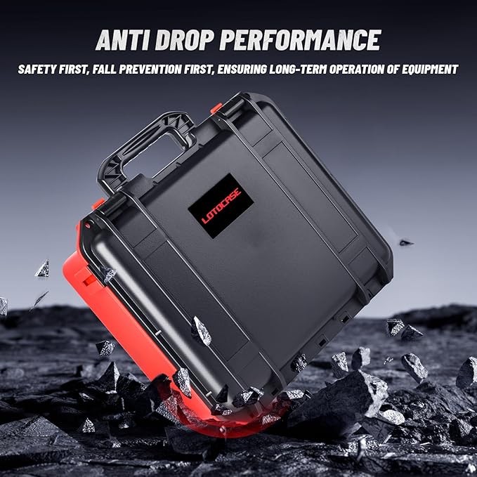 Case Storage for Milwaukee M18 Impact and Torque Wrench - Waterproof Hard Tool Bo, Power Tool Combo Kit Bag for Milwaukee 2/1 3/4 3/8 Cordless Torque Wrenches/Battery/Charger