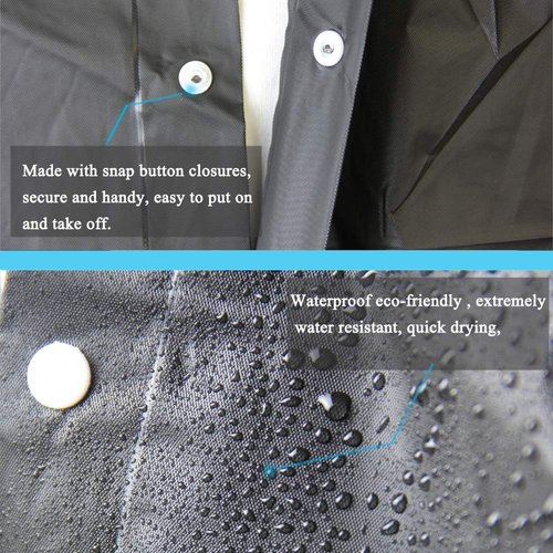 COOY Rain Coats - Reusable EVA Rain Ponchos for Adults | 2-Pack Waterproof Jackets