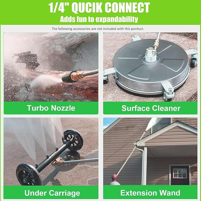 𝟒𝟐𝟎𝟎𝐏𝐒𝐈 𝐆𝐚𝐬 𝐏𝐫𝐞𝐬𝐬𝐮𝐫𝐞 𝐖𝐚𝐬𝐡𝐞𝐫, Heavy Duty 𝐏𝐨𝐰𝐞𝐫 𝐖𝐚𝐬𝐡𝐞𝐫 with 5 QC Tips, 25ft Flexible Hose and 0.5Gal Soap Tank, 212cc 7.0 HP Engine, EPA/CARB/ETL Compliant, Gray