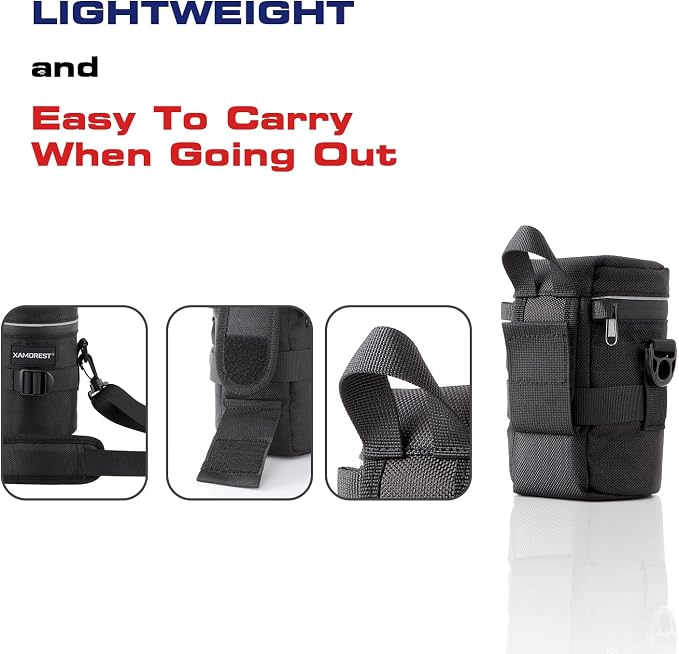 Camera Lens Case Lens Bag Compatible)