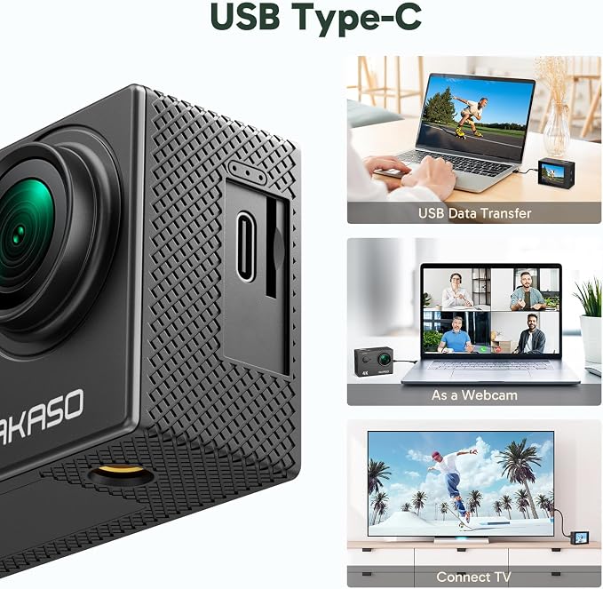 AKASO EK7000 4K30FPS 20MP WiFi Action Camera
