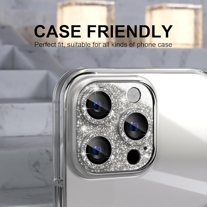 Choiche Compatible for iPhone 16 Pro/iPhone 16 Pro Max Camera Lens Protector