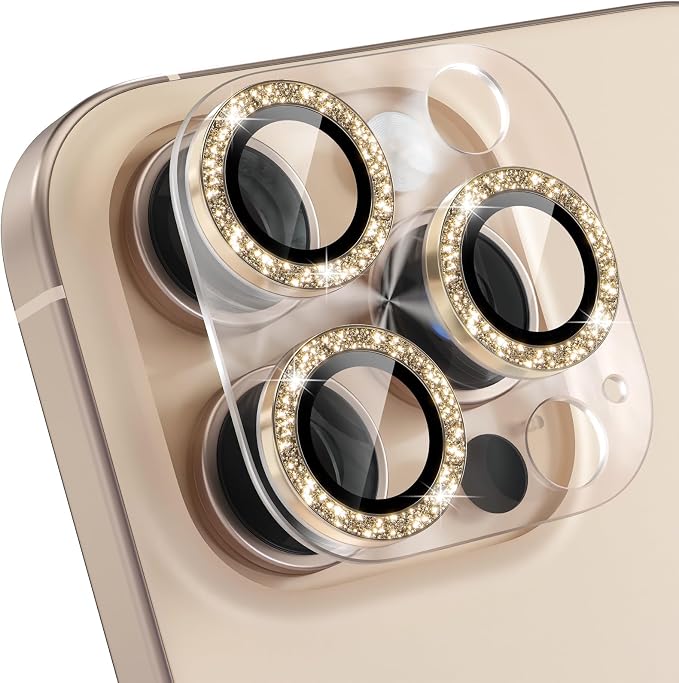 Choiche Compatible for iPhone 16 Pro/iPhone 16 Pro Max Camera Lens Protector