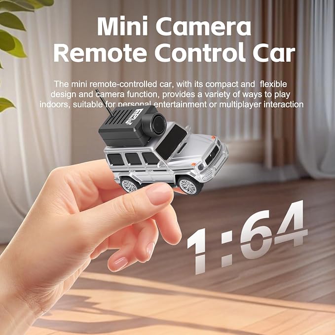 GoolRC WLtoys 6406 Mini RC Car, 2.4GHz 1:64 Scale FPV Remote Control Car