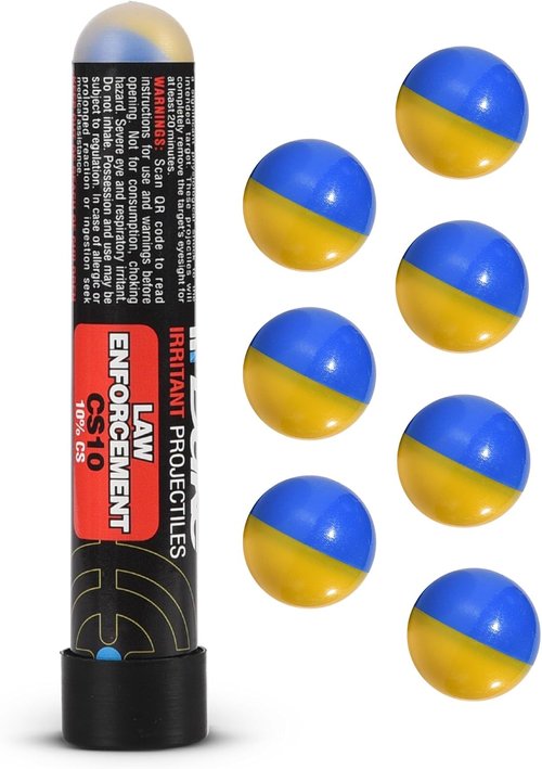 Duke LE CS10 Non-Lethal Gun | 68 Caliber Pepper Balls for Self Defense & Home Protection