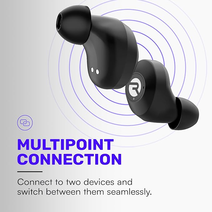 Raycon Everyday Bluetooth Wireless Earbuds with Microphone - Active Noise Cancelling, Sweat & Water-Resistant Earphones, Ear Buds Wireless Bluetooth Up to 32 Hours Playtime (Mint)