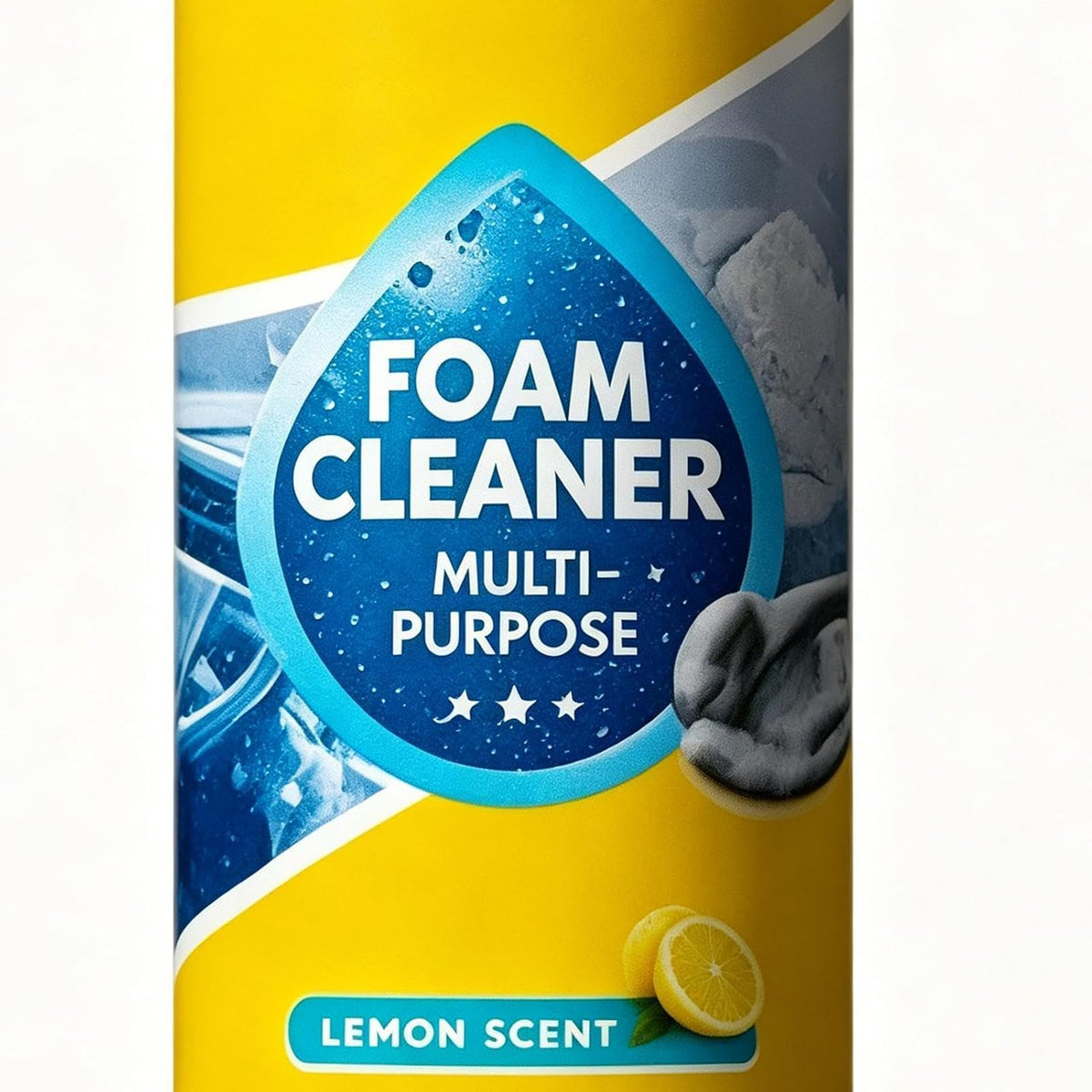 All Purpose Foam Degreaser - Deep Action Cleaning Solution, 60ml Purifier with Fast Acting, Vehicle Care Spray, Stain Lifter, Compact Agent for Removing Dirt from Fabric Hard Surfaces