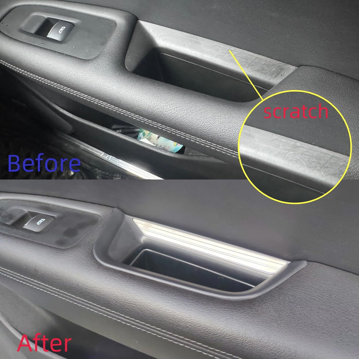 YFJYVJC 4 Door Handle Pocket Organizer For Cadillac XT5 2017-2025