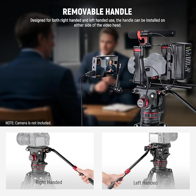 NEEWER 78" Video Camera Tripod Carbon Fiber