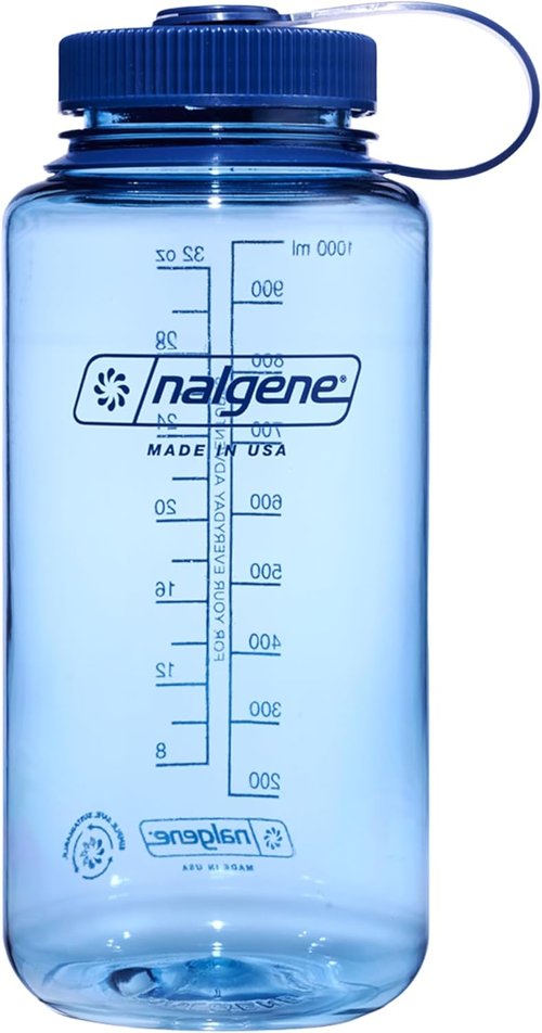 Nalgene 32 oz Wide Mouth Water Bottle - BPA-Free, Durable & Leak-Proof | Perfect for Hiking, Gym & Travel