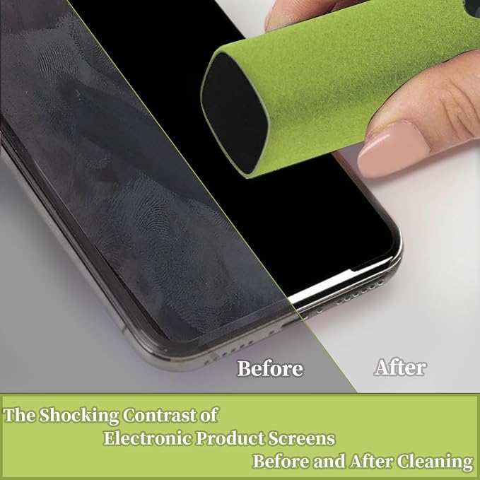 Electronic Touch Screen Cleaner Spray and Wiper, Car Laptop Phone Computer TV