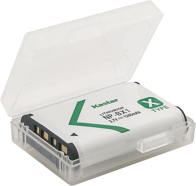 Kastar Battery x3 + Charger for Sony NP-BX1 HDR-AS200V HDR-AS30 HDR-AS300