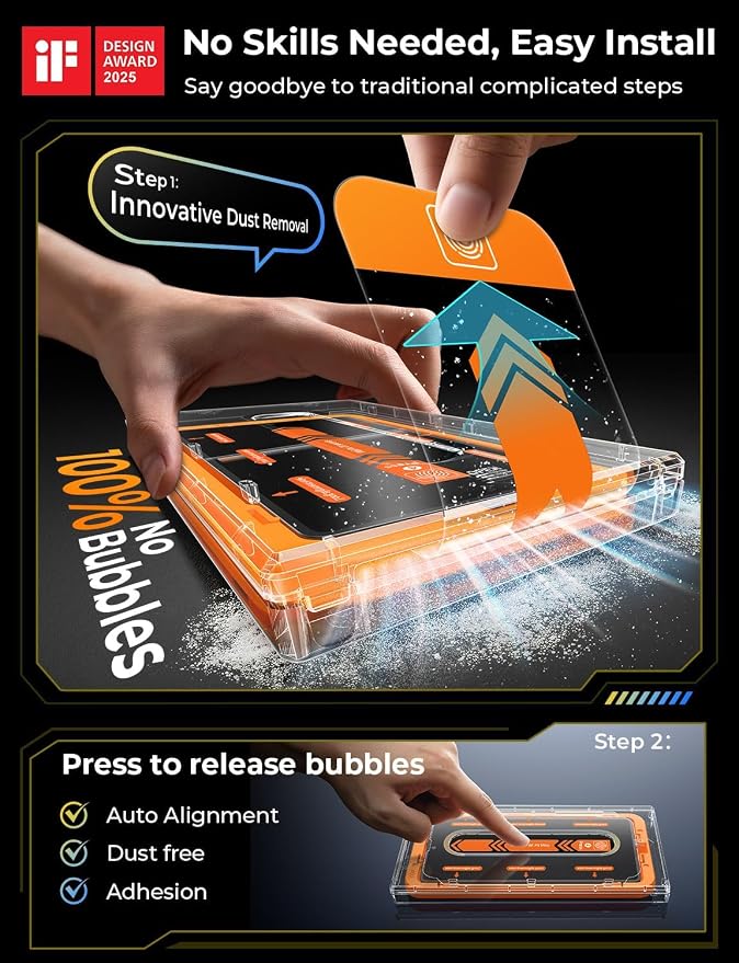 MRGLAS 2+2 Packs for Samsung Galaxy S25 Ultra Privacy Screen Protector 6.9''