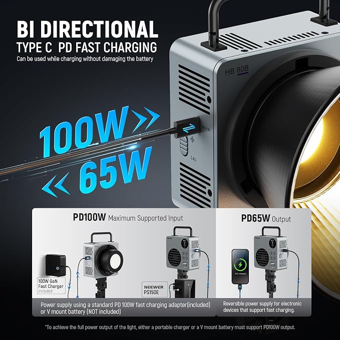 NEEWER 80W LED Video Light