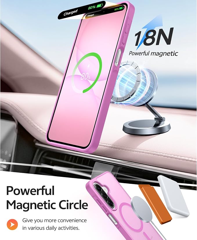 FNTCASE for Galaxy A17/A16 5G Phone Case: for Samsung A17 Cases Matte