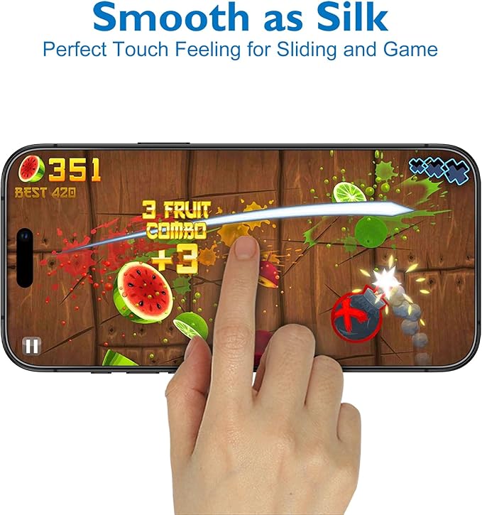 Mothca 2 Pack Matte Glass Screen Protector