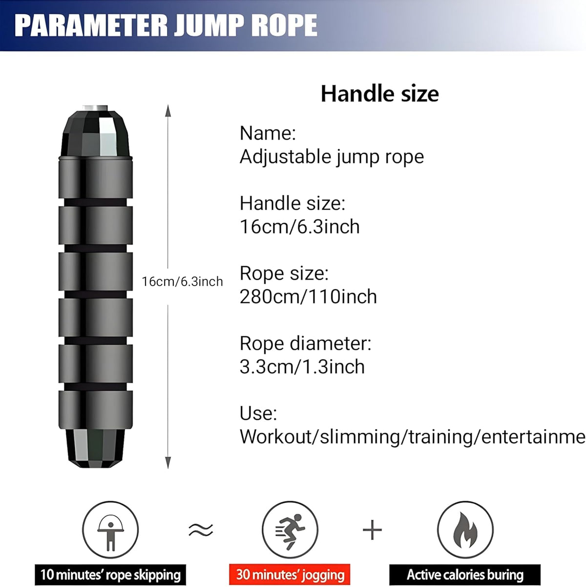 Skiennix Adjustable Jump Rope - Tangle-Free Speed Rope with Ball Bearings for Home Fitness | All Ages
